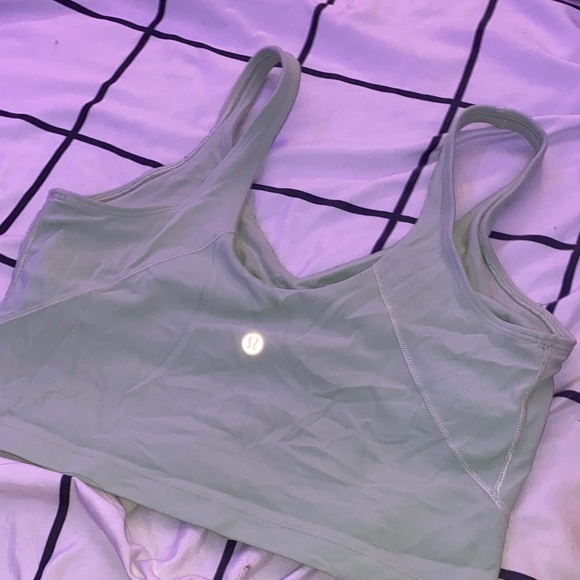 Lululemon Mint Green Sports Bra - Picture 2 of 6